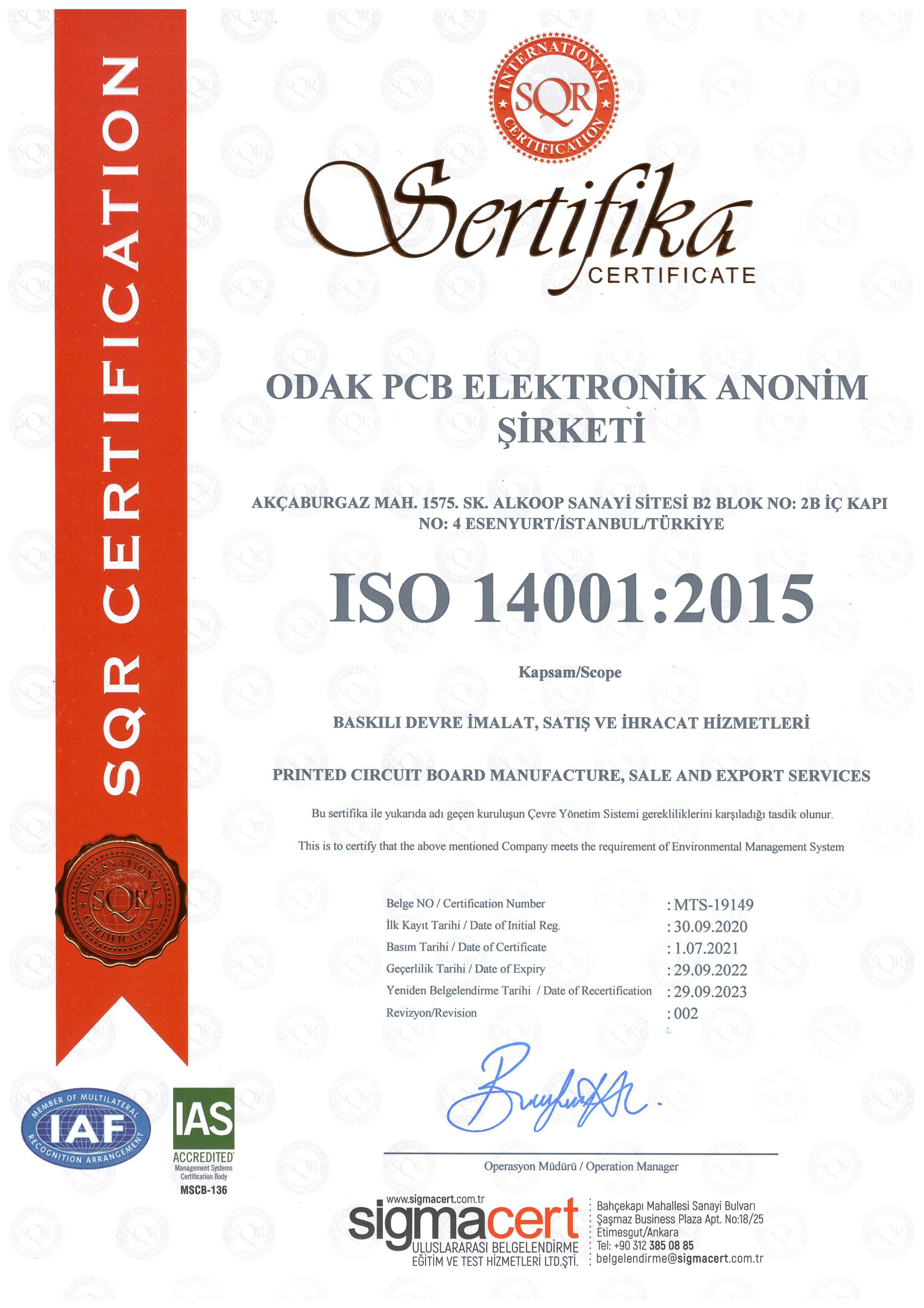 ISO 14001
